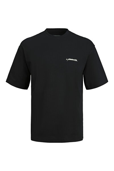 Jack & Jones تي شيرت رجالي أسود 12267431