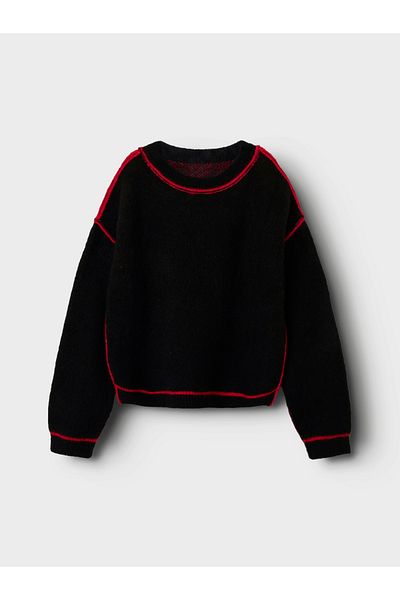 name ıt Nkfbaruna Rev Ls Black Knit Box 13237314
