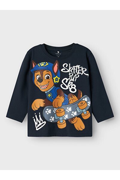 name ıt Pawpatrol Ls Nreg Top Box Cplg Navy Blue - 13236303