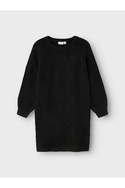 name ıt Nkfsimira Black Knit Dress - 13223049