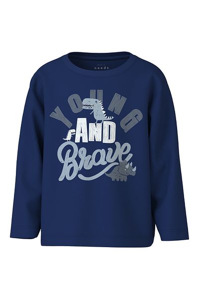 name ıt Nmmvictor Ls Nreg Top Navy Blue 13234712