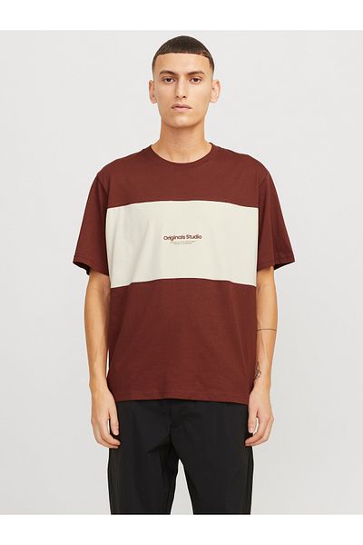 Jack & Jones Braunes Herren-T-Shirt 12277742