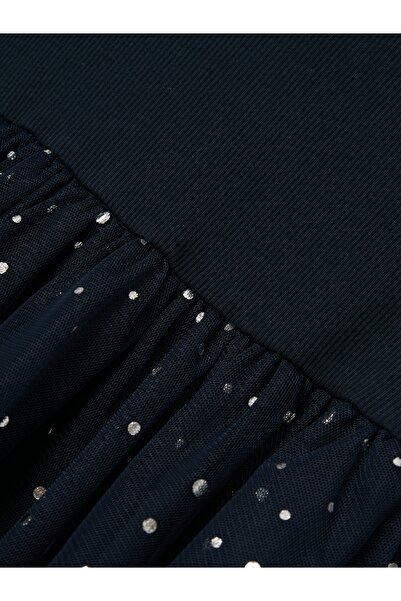 name ıt Nmfraya Navy Blue Ls Dress - 13236044