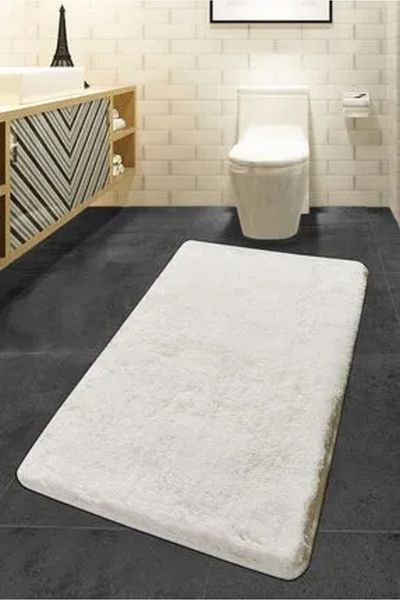 Chilai Home Μοκέτα μπάνιου 80x140 εκ. Air Ecru - Πατάκι πόρτας Ακρυλικό