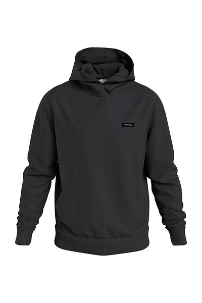 Calvin Klein Pánská černá mikina s kapucí a krkem - K10K 112748 Beh