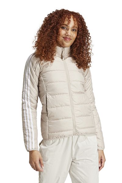 adidas Μπεζ Γυναικείο Παλτό Essentials 3-Ρίγες - IX8925