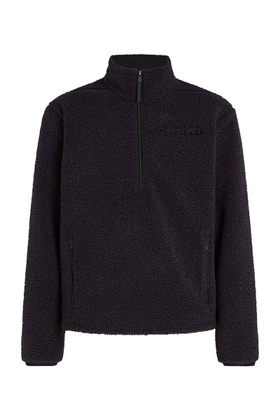 Calvin Klein Ανδρικό μαύρο μπουφάν με μακρυμάνικο γιακά με μισό φερμουάρ 00GMF4W305-BAE