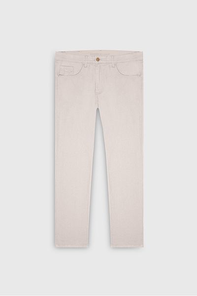 ALTINYILDIZ CLASSICS Comfort Fit Relaxed Cotton Dobby 5 Pocket Greensboro Stretch Παντελόνι
