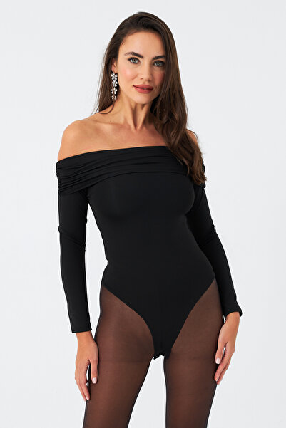 Cool & Sexy Dámské body Black Madonna Collar - Snap Cg388