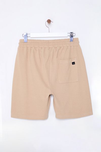 Trendyol Collection Premium σορτς με υφή και βερμούδες - Stone Regular Cut TMNSS25SR00014