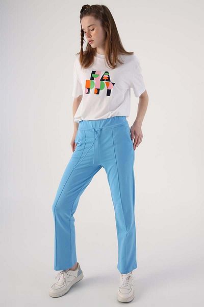 ALLDAY Pantaloni de sport Blue01-Buzunar