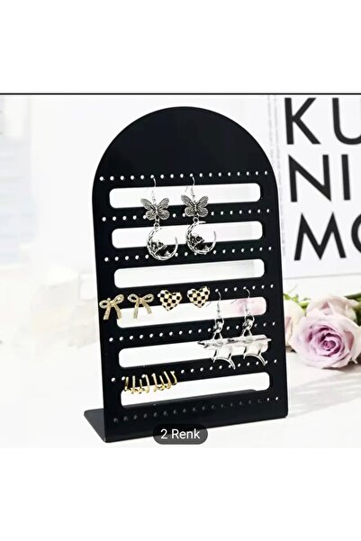 İSİM LAZER Takı düzenleyici /taki standı (kupelik siyah pleksi)