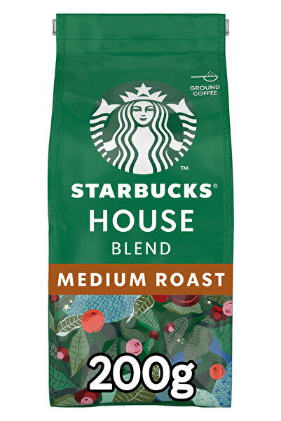 Starbucks Starbucks House Blend Medium Roast Öğütülmüş Kahve 200g