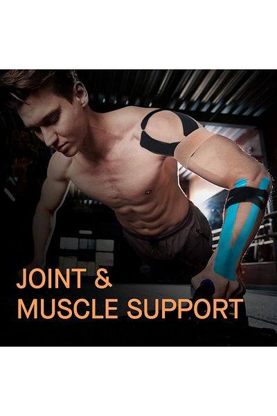 Boldy Kinesio Pain Tape - Face Lift & Sportsman Tape - Boob Tape - Kinesian Tape 4Cmx5M