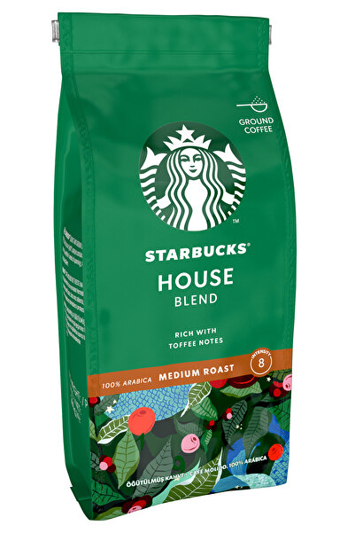 Starbucks Starbucks House Blend Medium Roast Öğütülmüş Kahve 200g