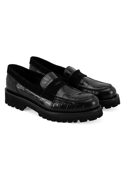 Desa Mocasnic negru de damă