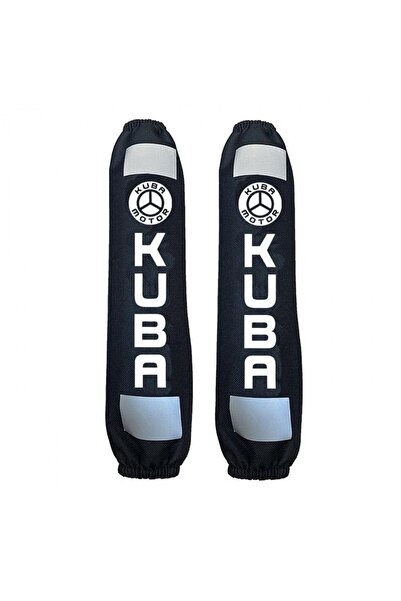MOTOSPARTAN KUBA ARKA AMORTİSÖR ÇORABI TAKIM UNIVERSAL BEYAZ YAZILI 29 X 7