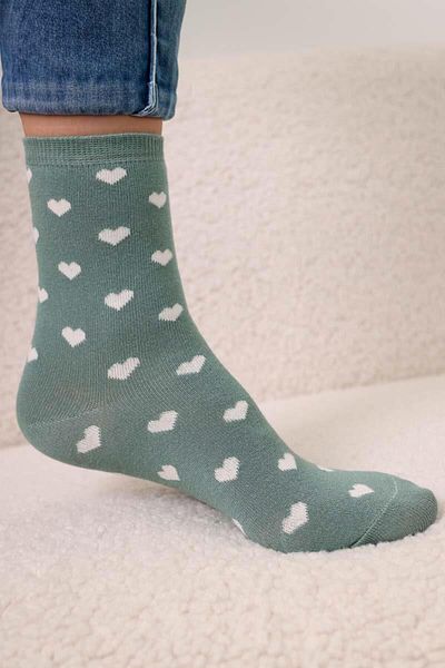ALLDAY Burgundy-Cantaloupe-Green 3-Piece Socks Set