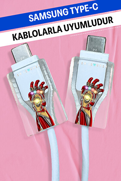 WANNA PROTECT Samsung Type-c Tüm Kablolarla Uyumlu Yumuşak Silikon Kablo Ucu ...