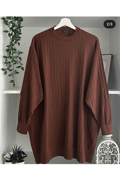 Moda Neva Hijab Thin Mercerized Loose Knitwear Tunic Size 36-48 Compatible