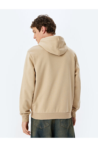 Koton Φούτερ με κουκούλα από βαμβακερό μείγμα με στάμπα