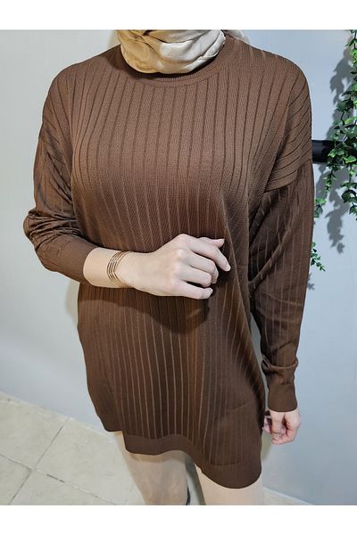 Moda Neva Hijab Thin Mercerized Loose Knitwear Tunic Size 36-48 Compatible