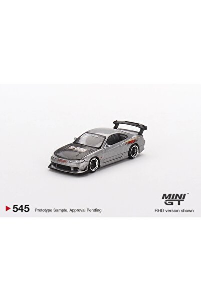 mini gt MGT00545 1/64 Nissan Silvia Top Secret (S15) Silver Red