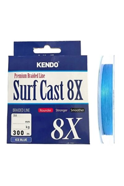 Kendo Surf Cast 8x Kat Fighting 300 Mt Örgü Ip Misina (ICE BLUE)