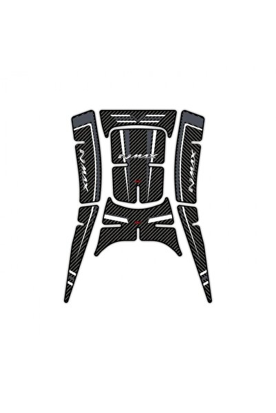 GP KOMPOZİT TANK PAD SET KARBON DESENLİ GRİ BEYAZ YAMAHA NMAX 125 155 2021 2024