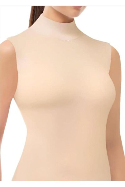 YILDIZ 2295 ЖІНОЧИЙ ЛІКРАЛЬНИЙ ТОП З НУЛЬОВИМИ РУКАВАМИ І РИБАЛЬСЬКИМ КОМИРОМ...