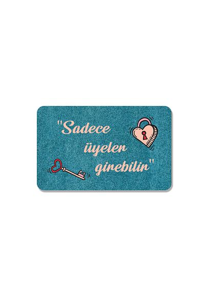 M&H Quality Welcome Written Digital Printed Flower Pattern Hooded Non-slip Mat - Washable for Inside and Outside