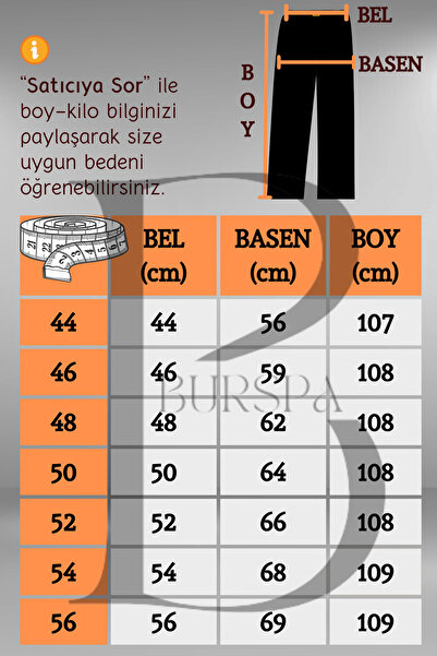 BURSPA Rahat Kesim Kışlık Içi Polarlı Siyah Erkek Baba Kadife Pantolon