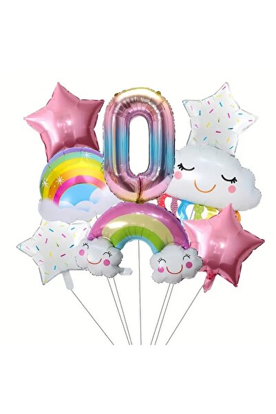 DÜVENCİ TİCARET ΣΕΤ ΜΠΑΛΟΝΙΩΝ ΑΛΟΥΜΙΝΙΟΥ ΦΥΛΛΟΥ ΟΥΡΑΝΙΟΥ ΤΟΞΟΥ ΓΙΑ ΠΑΙΔΙΑ