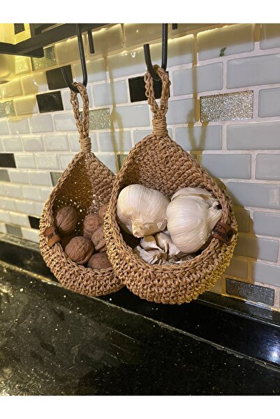 Genel Markalar Dekoratif hasır mutfak sepeti
