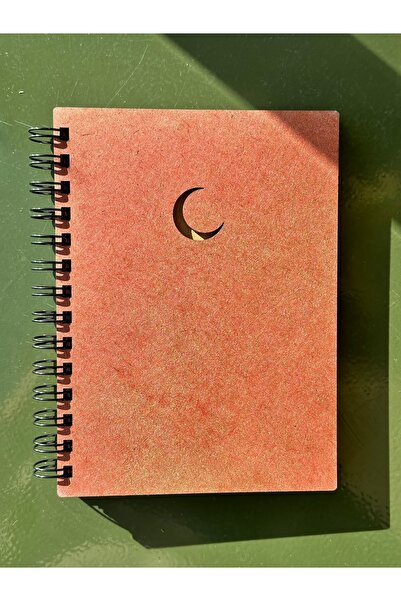 esamore concept Özel Ahşap Kapaklı Ajanda Defter Günlük, Spiralli Ahşap Kapaklı Defter, Anı Defteri