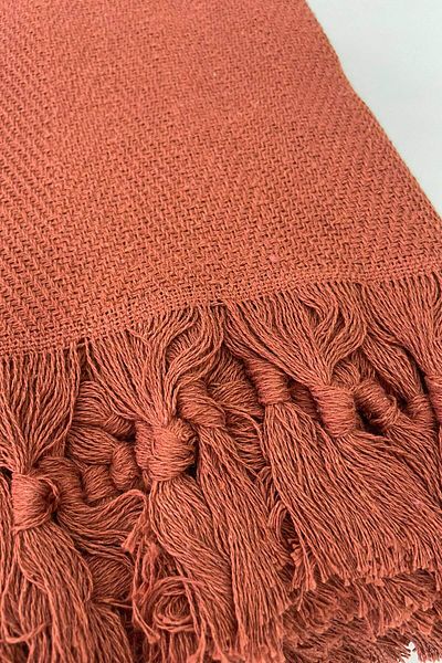 Uğur Home Ev Tekstili 200X230Cm Double Tied Fringed Pique