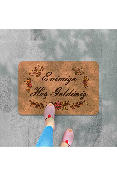 M&H Quality Modern Digital Printed - Welcome Written Mat, Non-Slip Base and Hooded Knitted Blouse