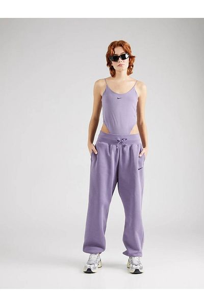Nike Phoenix Fleece - Purple Oversize High-Rise Women's Sweatpants