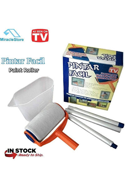 magicool Pintar Facil Pratik Damlatmayan Boya Rulosu Ve Fırçası