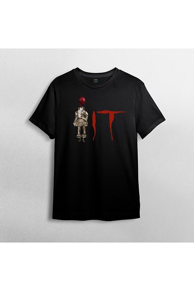 Pixxa Μπλουζάκι με λαιμόκοψη Stephen King's IT Pennywise - 100% βαμβάκι Μοντέλο 1