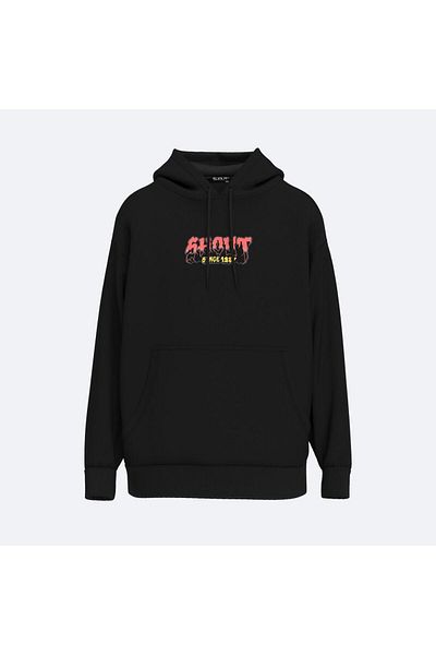 Shout Unisex Oversize κουκούλα με κουκούλα «We Are Nightmare In Your Dreams».