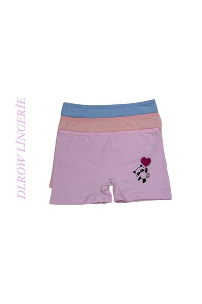 DLROW Pantaloni scurți pentru fete cu imprimeu 3s