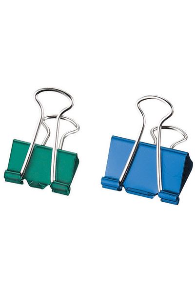 Hanedanev Colorful Double Clamp 41 mm 24 Pieces Quality Colorful Clamp