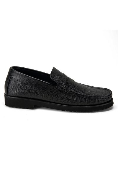 Desa Ανδρικά δερμάτινα casual παπούτσια Rahel Black