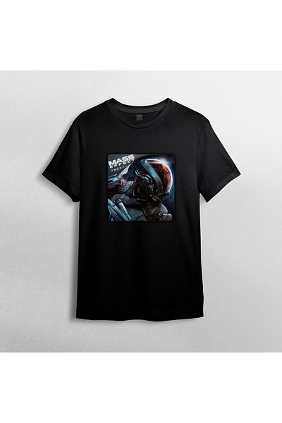 Pixxa Mass Effect Andromeda - T-Shirt 100% Cotton Crew Neck Model 2