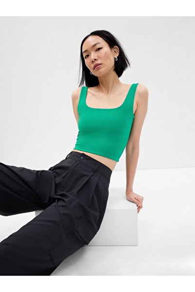 GAP Kadın Yeşil Cropped Atlet