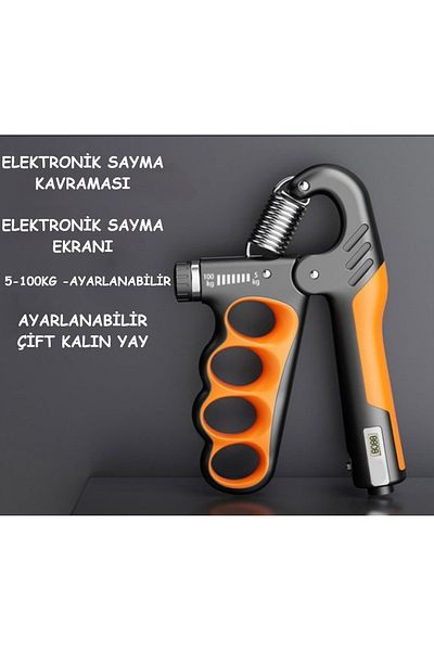ANI OFİS KIRTASİYE A K Afișaj electronic de numărare pentru exercițiu de mână și întăritor de prindere reglabil