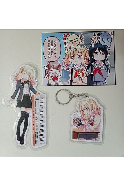 nihonwosekai Hatsune Miku Pjsekai Colorful Anime Keychain Bookmark Set Pvc Lamination Finish