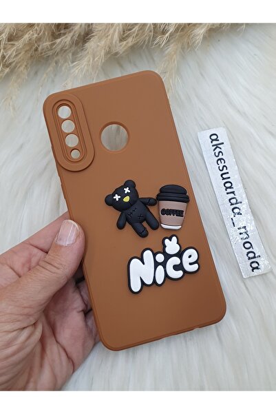 Aksesuarda Moda HUAWEİ P30 LİTE Uyumlu Figürlü Silikon Kılıf