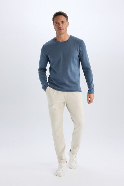 DeFacto Relax Fit Crew Neck Knitwear Sweater D3278Ax24Wn